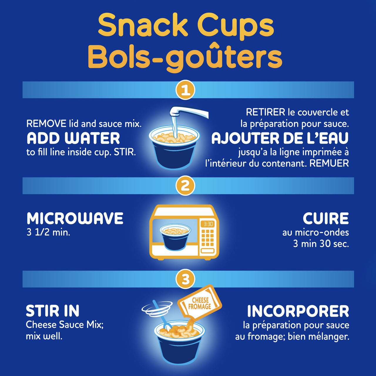Kraft Original Macaroni & Cheese Snack Cup, 58g/2 oz.,  {Imported from Canada}